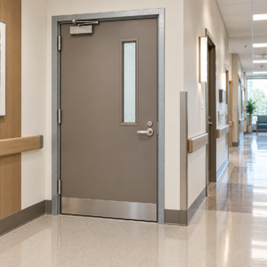 fire rated door with vision panel