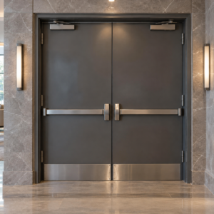 double leaf fire rated door