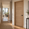 contemporary wood door