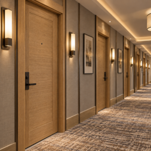 fire rated hotel wood door