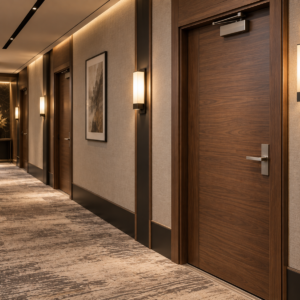 commercial timber fire door