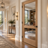 wood glass interior door