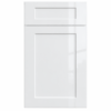 High Gloss White frameless cabinet