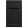 Matt Black frameless cabinet