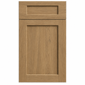 Oak Shade frameless cabinet