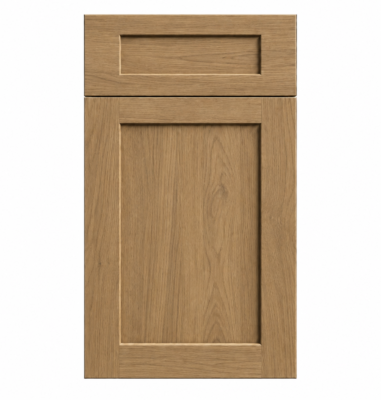 Oak Shade frameless cabinet