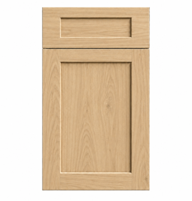 Oak Blonde frameless cabinet