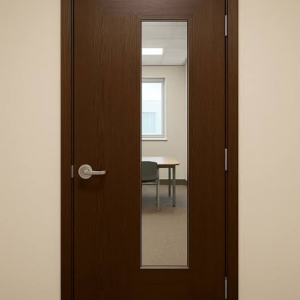 Wood Glass Door