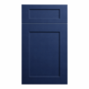 shaker navy-blue cabinet