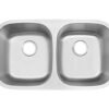 Classic 50/50 Undermount Stainless Steel Drawn Kitchen Sink