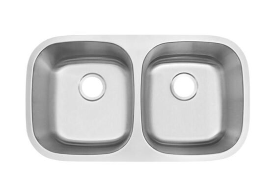 Classic 50/50 Undermount Stainless Steel Drawn Kitchen Sink